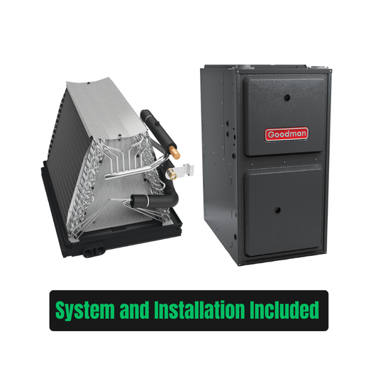 Goodman Split Air Conditioner Furnace and Coil